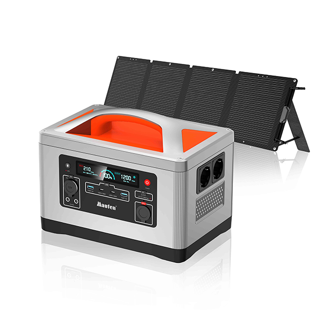 Mauten Portable Power Station 1200W LiFePO4 Solar Generator Fuel