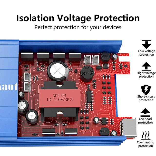 300W パワー インバーター 12V DC ～ 110V 交流 4.2A デュアル USB 交流 カー プラグ アダプター ソケット コンバーター カーチャージャー 幅広い用途