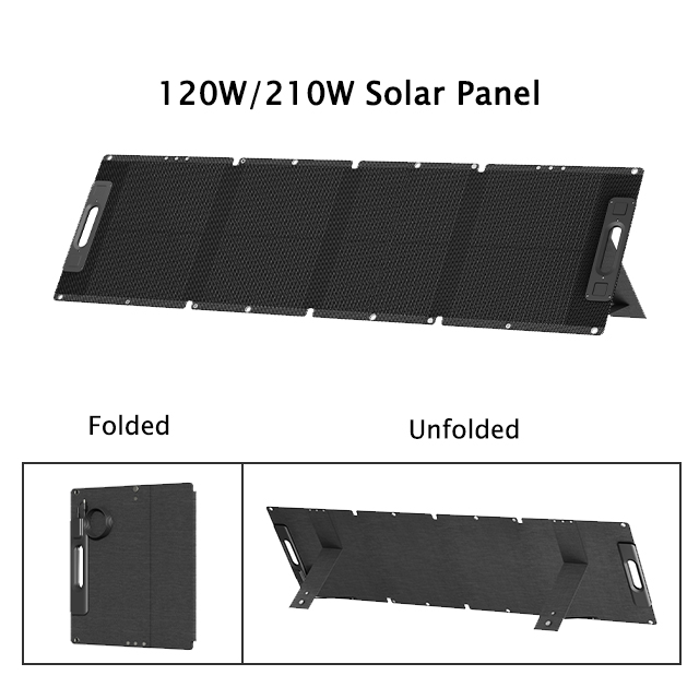 200w ポータブル ソーラー 一体型高密度単結晶 ソーラー パネル ETFE ポリマー一体型ケースおよび IPX4 防水仕様の ソーラー パネル